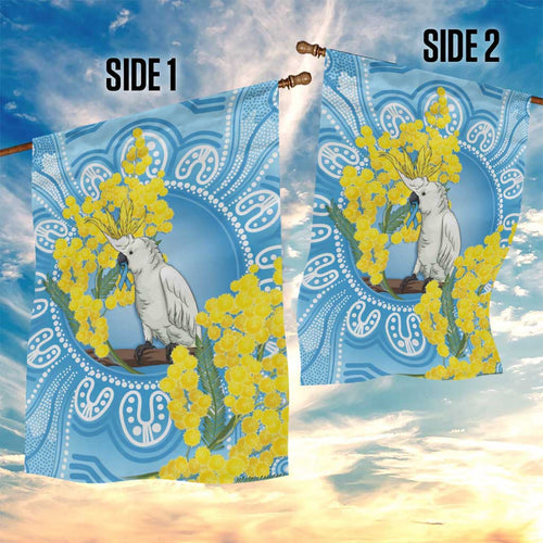 World Diabetes Day Australia Garden Flag Yellow-crested Cockatoo Golden Wattle Aboriginal - Aussie Hoodie