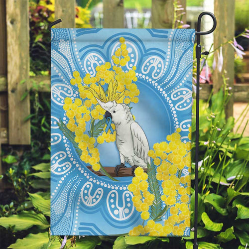 World Diabetes Day Australia Garden Flag Yellow-crested Cockatoo Golden Wattle Aboriginal - Aussie Hoodie