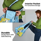 World Diabetes Day Australia Grocery Bag Yellow-crested Cockatoo Golden Wattle Aboriginal - Aussie Hoodie