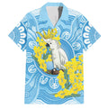 World Diabetes Day Australia Hawaiian Shirt Yellow-crested Cockatoo Golden Wattle Aboriginal - Aussie Hoodie
