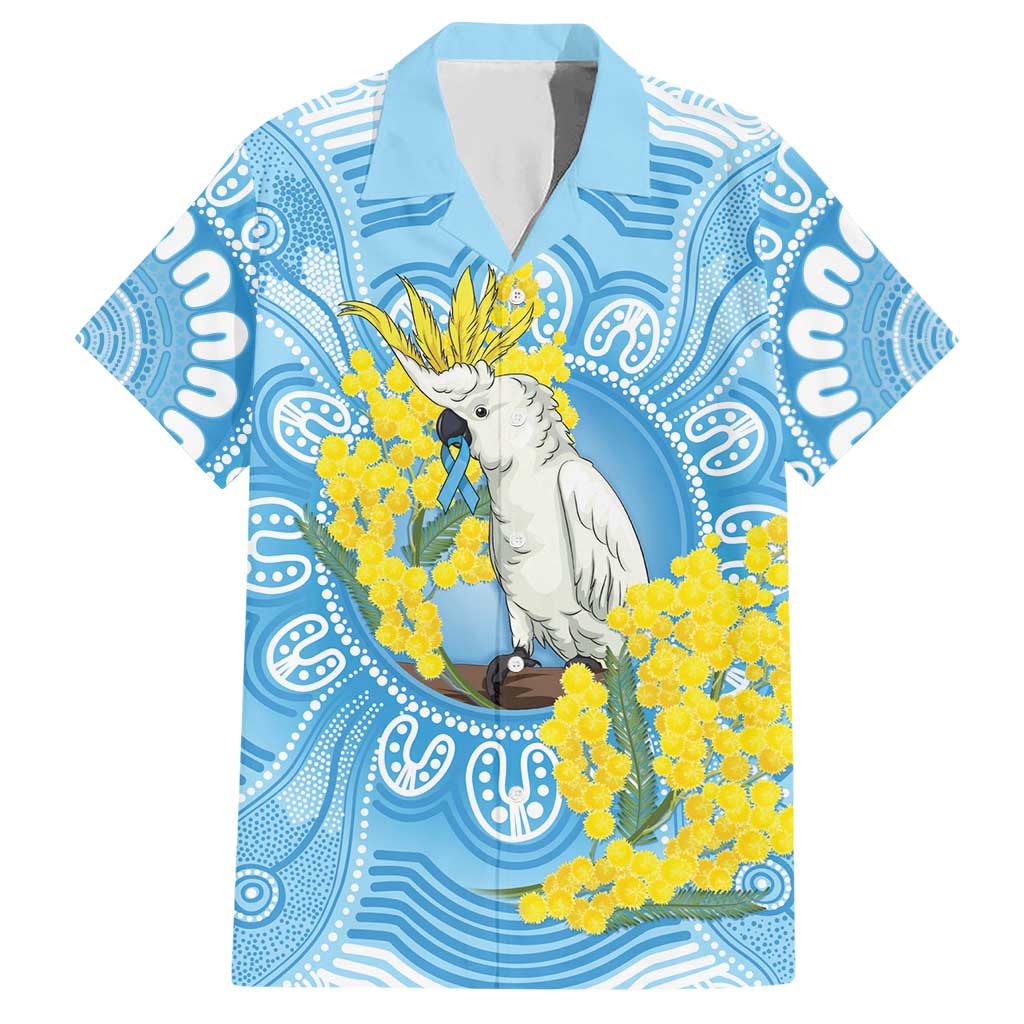 World Diabetes Day Australia Hawaiian Shirt Yellow-crested Cockatoo Golden Wattle Aboriginal - Aussie Hoodie