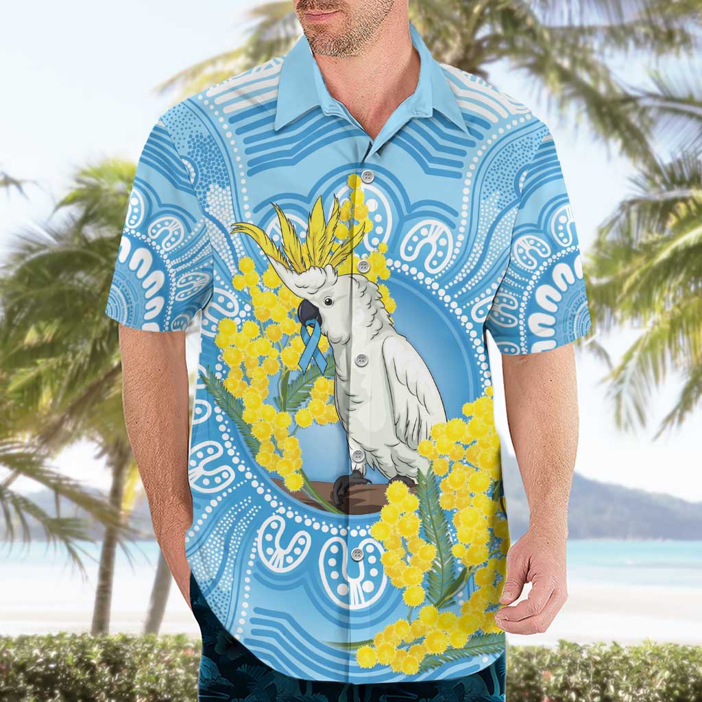 World Diabetes Day Australia Hawaiian Shirt Yellow-crested Cockatoo Golden Wattle Aboriginal - Aussie Hoodie