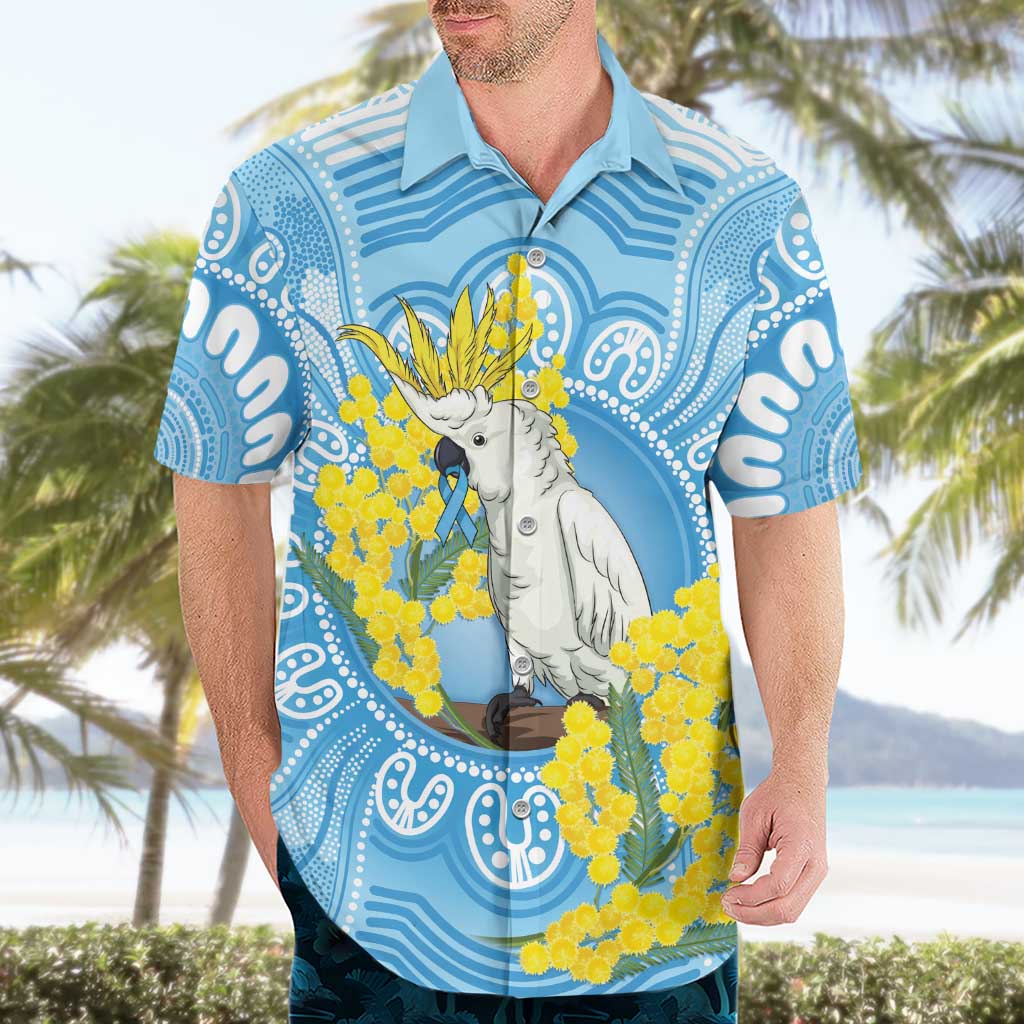 World Diabetes Day Australia Hawaiian Shirt Yellow-crested Cockatoo Golden Wattle Aboriginal - Aussie Hoodie