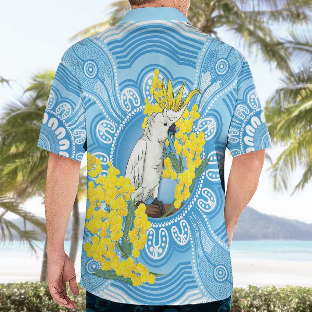 World Diabetes Day Australia Hawaiian Shirt Yellow-crested Cockatoo Golden Wattle Aboriginal - Aussie Hoodie