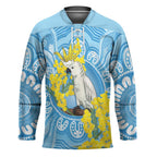 World Diabetes Day Australia Hockey Jersey Yellow-crested Cockatoo Golden Wattle Aboriginal - Aussie Hoodie