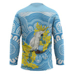 World Diabetes Day Australia Hockey Jersey Yellow-crested Cockatoo Golden Wattle Aboriginal - Aussie Hoodie