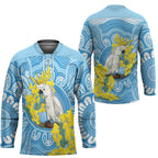 World Diabetes Day Australia Hockey Jersey Yellow-crested Cockatoo Golden Wattle Aboriginal - Aussie Hoodie