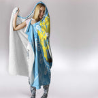 World Diabetes Day Australia Hooded Blanket Yellow-crested Cockatoo Golden Wattle Aboriginal - Aussie Hoodie