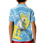 World Diabetes Day Australia Kid Polo Shirt Yellow-crested Cockatoo Golden Wattle Aboriginal - Aussie Hoodie