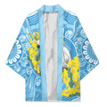 World Diabetes Day Australia Kimono Yellow-crested Cockatoo Golden Wattle Aboriginal - Aussie Hoodie