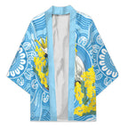 World Diabetes Day Australia Kimono Yellow-crested Cockatoo Golden Wattle Aboriginal - Aussie Hoodie