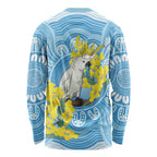 World Diabetes Day Australia Long Sleeve Shirt Yellow-crested Cockatoo Golden Wattle Aboriginal - Aussie Hoodie