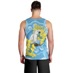 World Diabetes Day Australia Men Tank Top Yellow-crested Cockatoo Golden Wattle Aboriginal - Aussie Hoodie