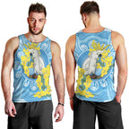 World Diabetes Day Australia Men Tank Top Yellow-crested Cockatoo Golden Wattle Aboriginal - Aussie Hoodie