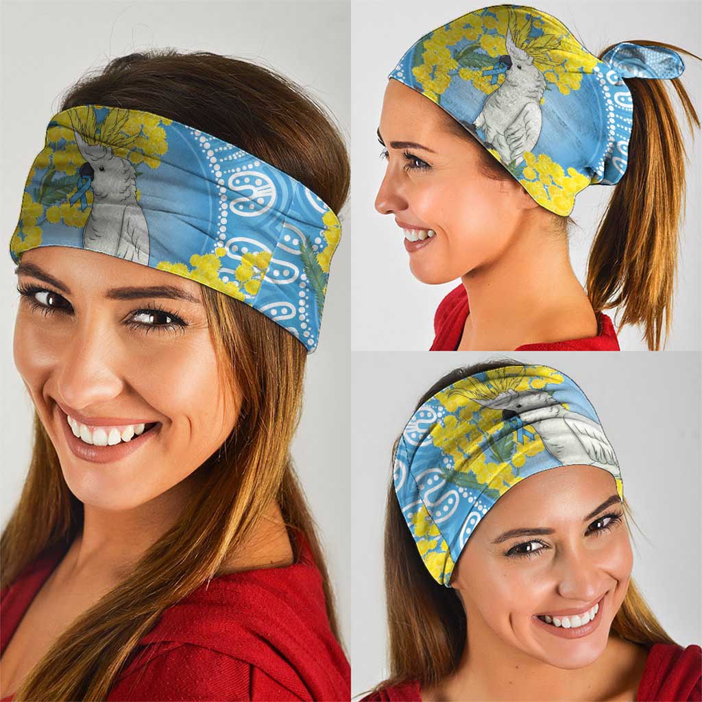 World Diabetes Day Australia Neck Gaiter Yellow-crested Cockatoo Golden Wattle Aboriginal - Aussie Hoodie