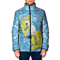 World Diabetes Day Australia Padded Jacket Yellow-crested Cockatoo Golden Wattle Aboriginal - Aussie Hoodie