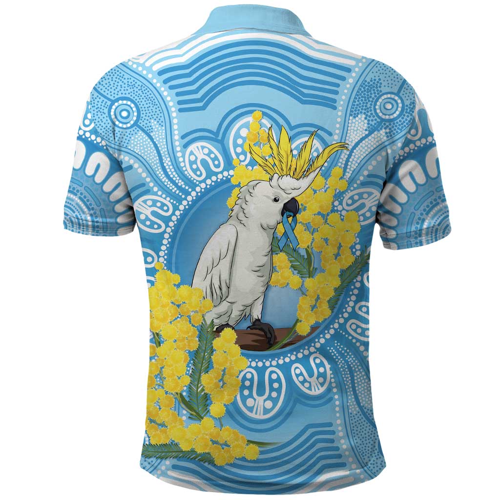 World Diabetes Day Australia Polo Shirt Yellow-crested Cockatoo Golden Wattle Aboriginal - Aussie Hoodie