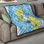 World Diabetes Day Australia Quilt Yellow-crested Cockatoo Golden Wattle Aboriginal - Aussie Hoodie
