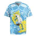 World Diabetes Day Australia Rugby Jersey Yellow-crested Cockatoo Golden Wattle Aboriginal - Aussie Hoodie