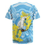 World Diabetes Day Australia Rugby Jersey Yellow-crested Cockatoo Golden Wattle Aboriginal - Aussie Hoodie