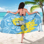 World Diabetes Day Australia Sarong Yellow-crested Cockatoo Golden Wattle Aboriginal - Aussie Hoodie