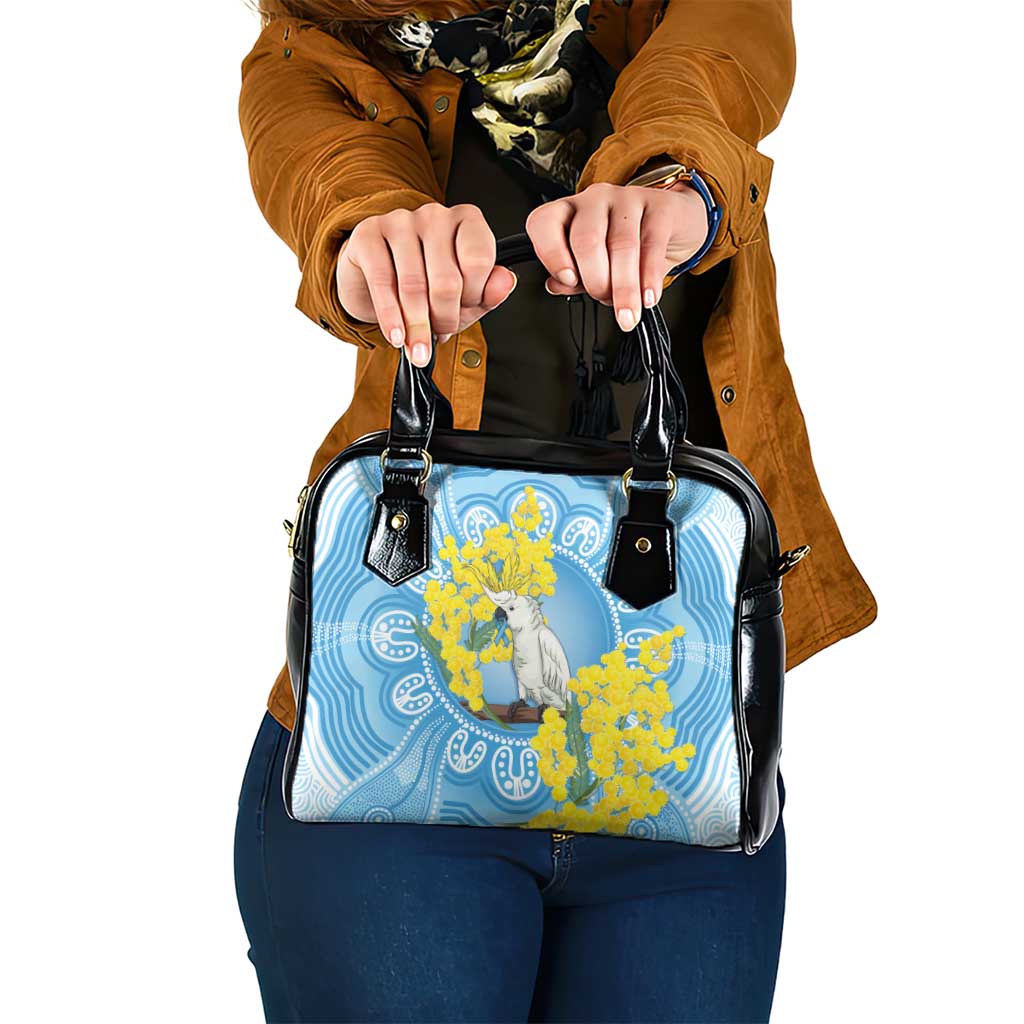 World Diabetes Day Australia Shoulder Handbag Yellow-crested Cockatoo Golden Wattle Aboriginal - Aussie Hoodie