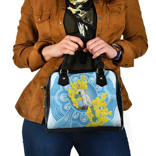 World Diabetes Day Australia Shoulder Handbag Yellow-crested Cockatoo Golden Wattle Aboriginal - Aussie Hoodie