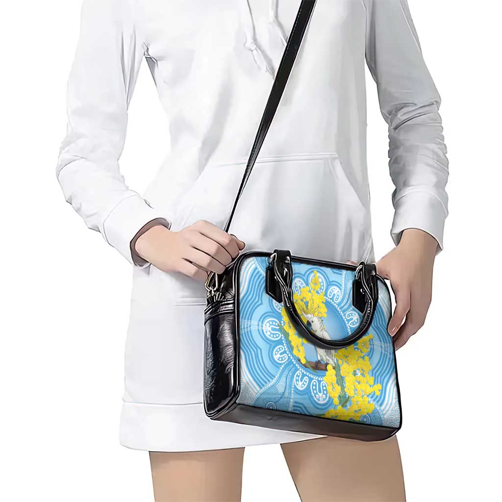 World Diabetes Day Australia Shoulder Handbag Yellow-crested Cockatoo Golden Wattle Aboriginal - Aussie Hoodie