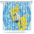 World Diabetes Day Australia Shower Curtain Yellow-crested Cockatoo Golden Wattle Aboriginal - Aussie Hoodie