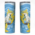 World Diabetes Day Australia Skinny Tumbler Yellow-crested Cockatoo Golden Wattle Aboriginal - Aussie Hoodie