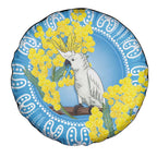 World Diabetes Day Australia Spare Tire Cover Yellow-crested Cockatoo Golden Wattle Aboriginal - Aussie Hoodie