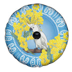 World Diabetes Day Australia Spare Tire Cover Yellow-crested Cockatoo Golden Wattle Aboriginal - Aussie Hoodie