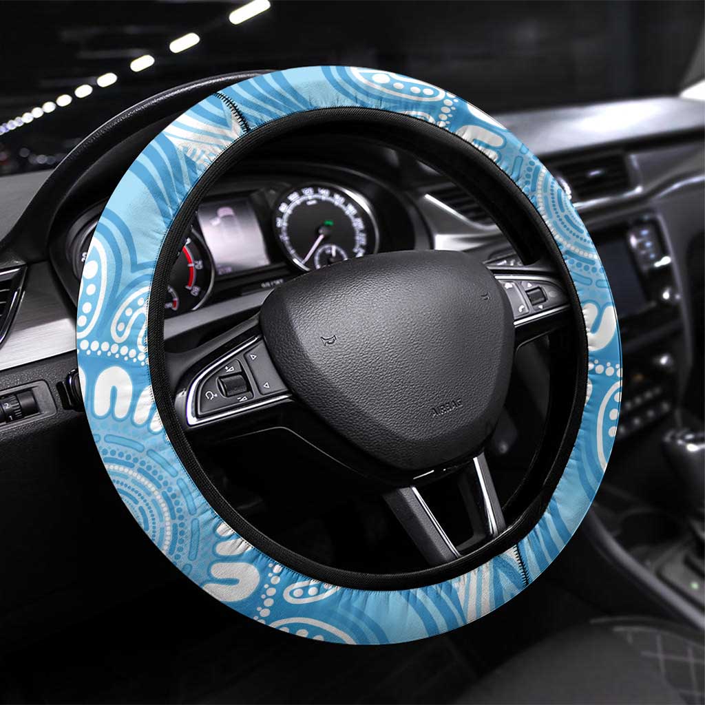 World Diabetes Day Australia Steering Wheel Cover Yellow-crested Cockatoo Golden Wattle Aboriginal - Aussie Hoodie