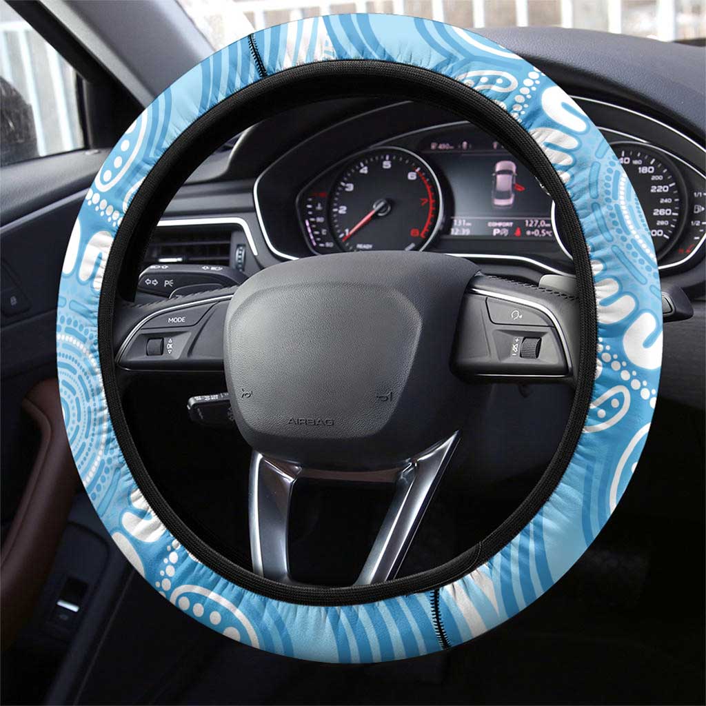 World Diabetes Day Australia Steering Wheel Cover Yellow-crested Cockatoo Golden Wattle Aboriginal - Aussie Hoodie