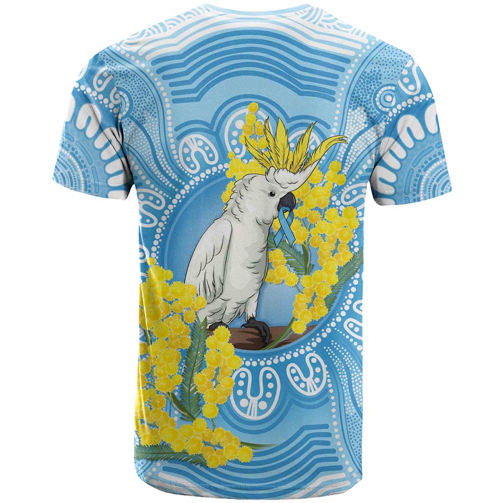 World Diabetes Day Australia T Shirt Yellow-crested Cockatoo Golden Wattle Aboriginal - Aussie Hoodie