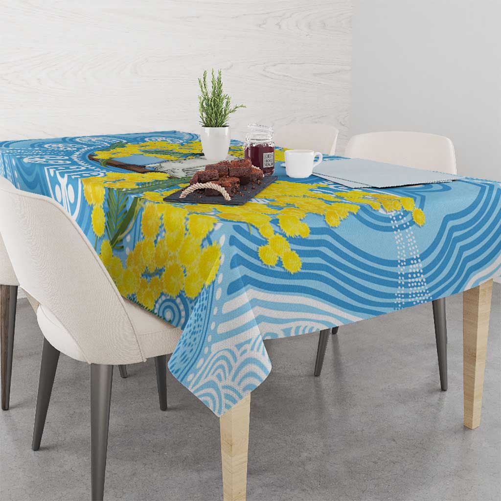 World Diabetes Day Australia Tablecloth Yellow-crested Cockatoo Golden Wattle Aboriginal - Aussie Hoodie