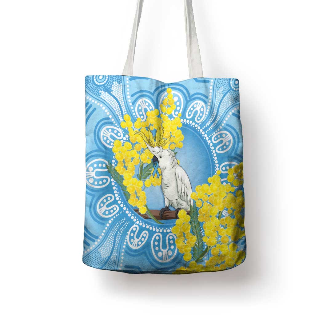 World Diabetes Day Australia Tote Bag Yellow-crested Cockatoo Golden Wattle Aboriginal - Aussie Hoodie