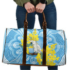 World Diabetes Day Australia Travel Bag Yellow-crested Cockatoo Golden Wattle Aboriginal - Aussie Hoodie