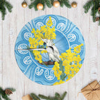 World Diabetes Day Australia Tree Skirt Yellow-crested Cockatoo Golden Wattle Aboriginal - Aussie Hoodie