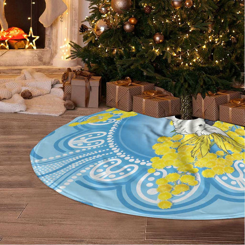 World Diabetes Day Australia Tree Skirt Yellow-crested Cockatoo Golden Wattle Aboriginal - Aussie Hoodie