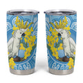 World Diabetes Day Australia Tumbler Cup Yellow-crested Cockatoo Golden Wattle Aboriginal - Aussie Hoodie
