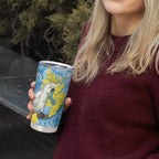 World Diabetes Day Australia Tumbler Cup Yellow-crested Cockatoo Golden Wattle Aboriginal - Aussie Hoodie