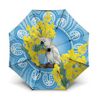 World Diabetes Day Australia Umbrella Yellow-crested Cockatoo Golden Wattle Aboriginal - Aussie Hoodie