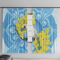 World Diabetes Day Australia Window Curtain Yellow-crested Cockatoo Golden Wattle Aboriginal - Aussie Hoodie