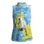 World Diabetes Day Australia Women Sleeveless Polo Shirt Yellow-crested Cockatoo Golden Wattle Aboriginal - Aussie Hoodie