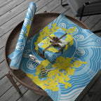 World Diabetes Day Australia Wrapping Paper Yellow-crested Cockatoo Golden Wattle Aboriginal - Aussie Hoodie