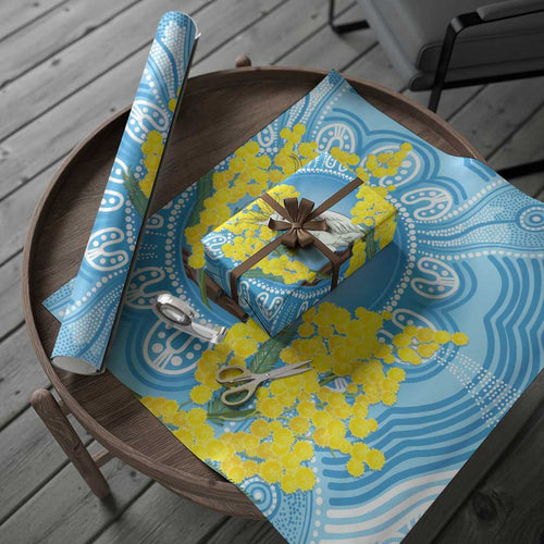 World Diabetes Day Australia Wrapping Paper Yellow-crested Cockatoo Golden Wattle Aboriginal - Aussie Hoodie