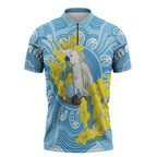 World Diabetes Day Australia Zipper Polo Shirt Yellow-crested Cockatoo Golden Wattle Aboriginal - Aussie Hoodie
