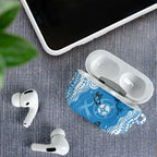 World Diabetes Day Australia AirPods Case Blue Ribbon Butterfly Aboriginal Art - Aussie Hoodie