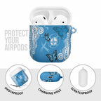 World Diabetes Day Australia AirPods Case Blue Ribbon Butterfly Aboriginal Art - Aussie Hoodie